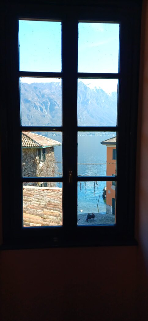 Terrazza vista lago dell’appartamento vacanza Lucia a Bellagio